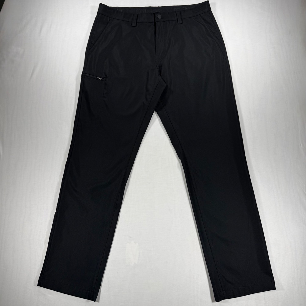 Copper & Oak Supply Co Mens Black Performance Pants 36x34 Style 1897586